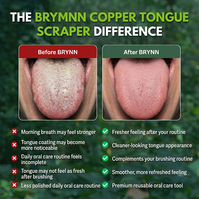 Brynn™ Copper Tongue Scraper