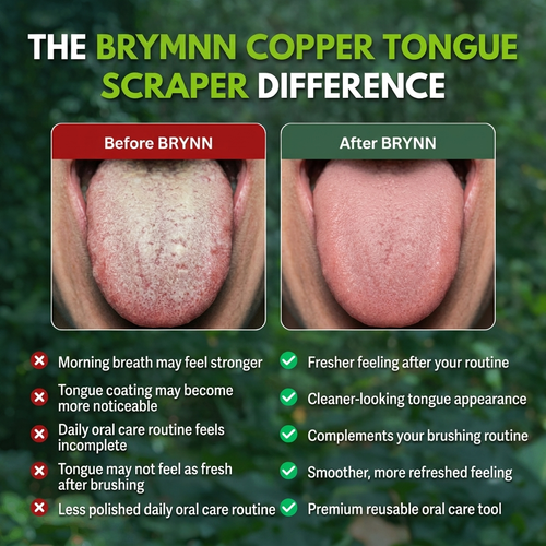 Brynn™ Copper Tongue Scraper
